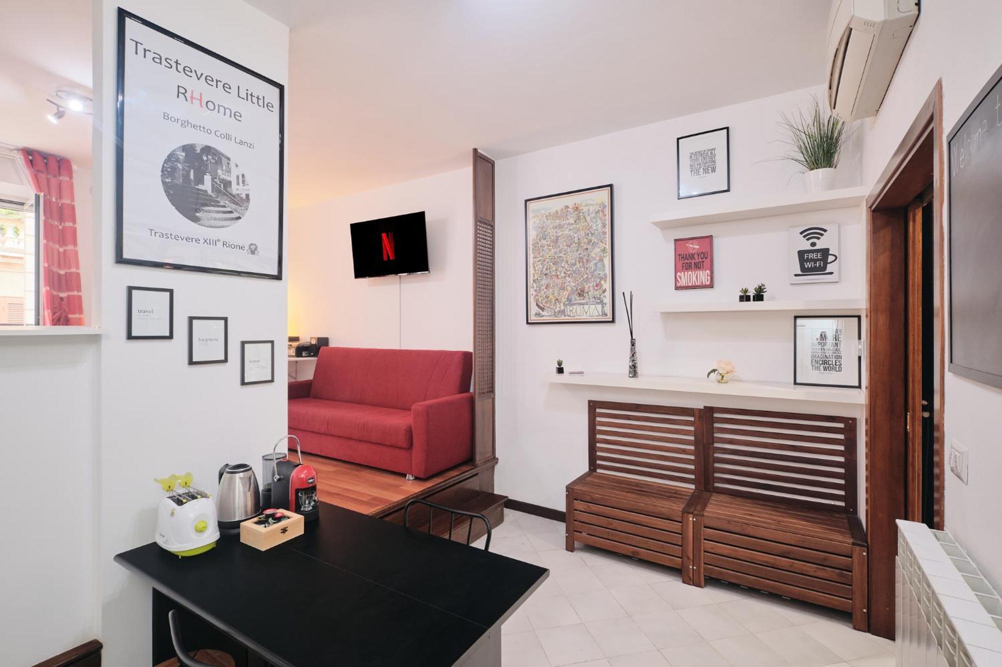 Trastevere- Flat Con Giardino, Ac, Wi-Fi & Netflix Rome Exterior photo
