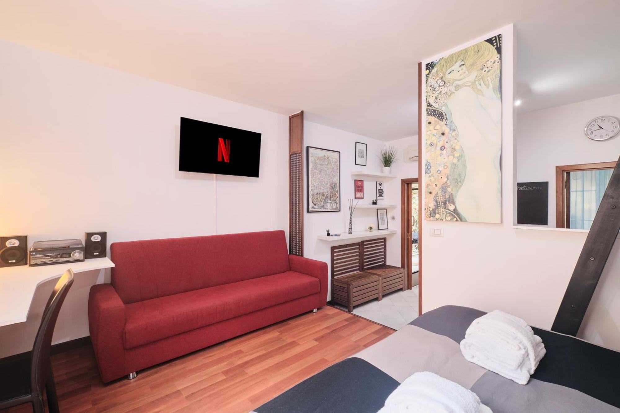 Trastevere- Flat Con Giardino, Ac, Wi-Fi & Netflix Rome Exterior photo