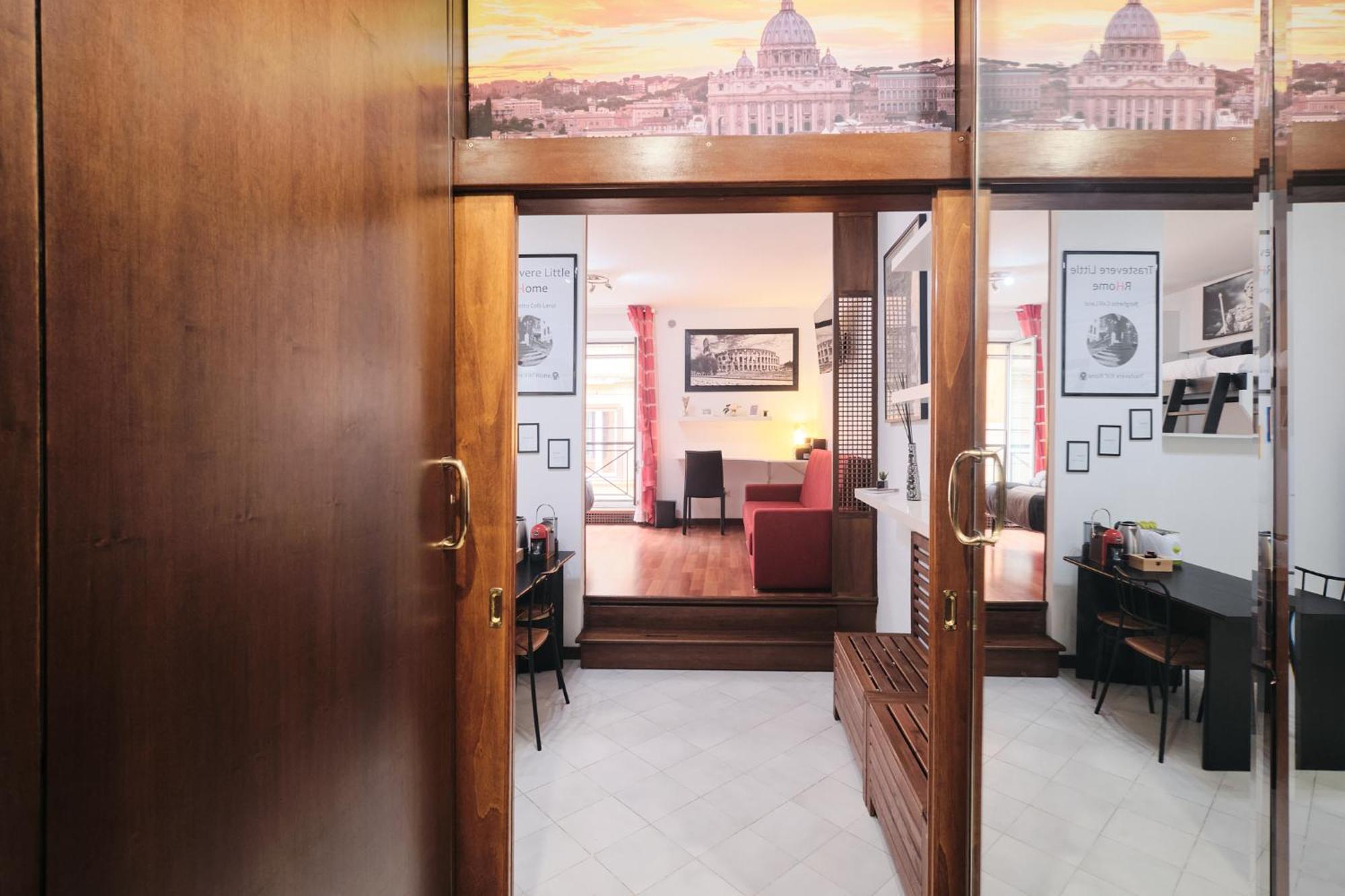 Trastevere- Flat Con Giardino, Ac, Wi-Fi & Netflix Rome Exterior photo
